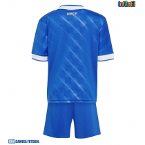 Camisa de Futebol Real Madrid Equipamento Alternativo Infantil 2025-26 Manga Curta (+ Calças curtas)
